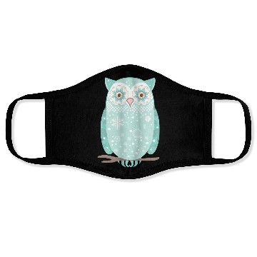 Discover A snow owl Face Masks