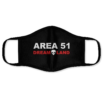 Discover Area 51 Dreamland Face Masks