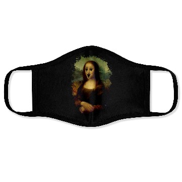 Discover Haunted Mona Lisa Face Masks