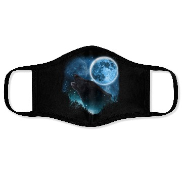 Discover Black Wolfs Skylight 3pxc Face Masks