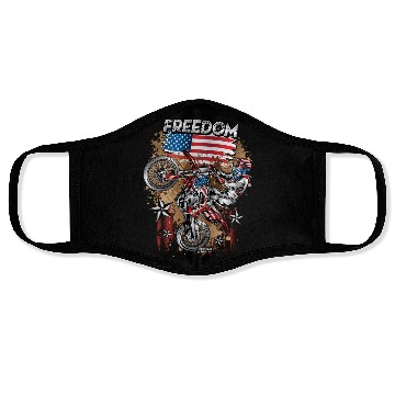 Discover Motocross USA Face Masks