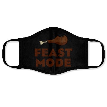 Discover Feast Mode Funny Thanksgiving Face Masks