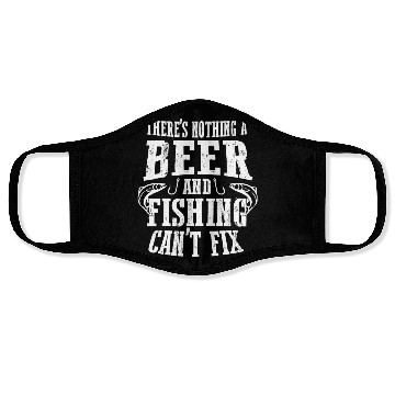 Discover Fishing and Beer Face Masks