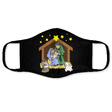 Discover Nativity Scene Face Masks