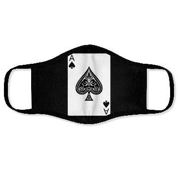 Discover The Ace of Spades Face Masks
