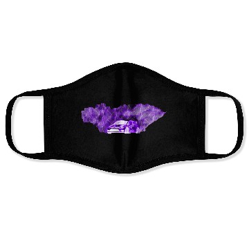 Discover RALLY 1 PURPLE LIGHTNING Face Masks