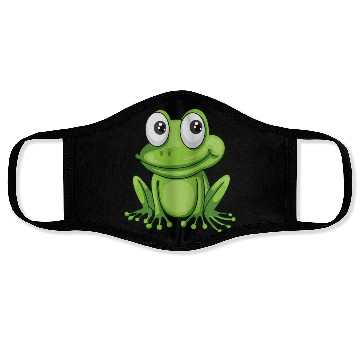 Discover Smiling Cartoon Frog Face Masks