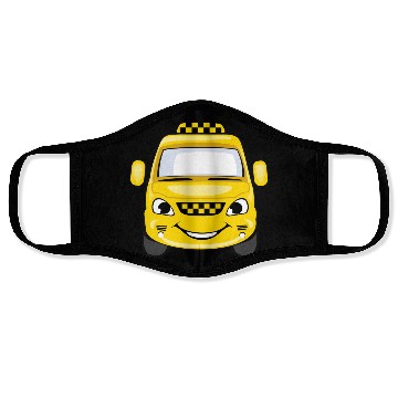 Discover Taxi design art Face Masks