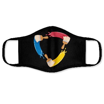 Discover Painting brushes art Face Masks