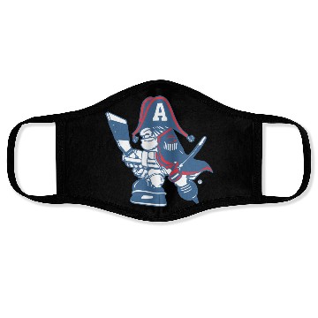 Discover Milwaukee admiral cartoon Face Masks