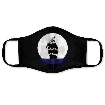 Discover Pirate Ship Face Masks