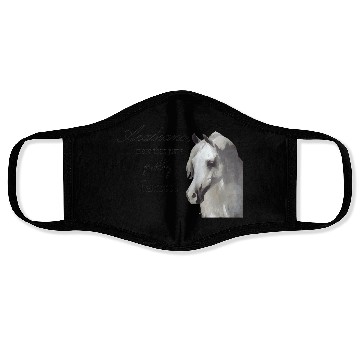 Discover Arabian Horse w/ Quote Face Masks
