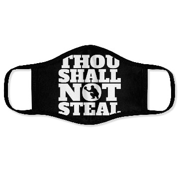 Discover Thou Shall Not Steal Funny Baseball Catcher Face Masks