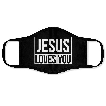 Discover JESUS LOVES YOU Face Masks