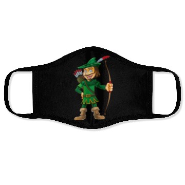 Discover Robin Hood-arrows-bow-tale Face Masks