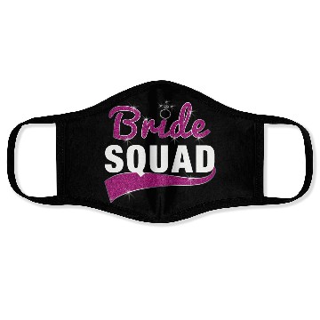 Discover Bride Squad Face Masks