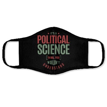 Discover Political Science Thing Face Masks