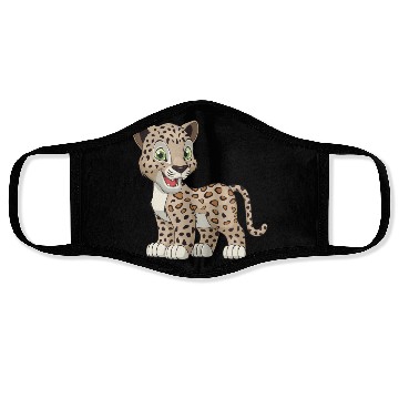 Discover jaguar-cub-animal-wildlife Face Masks
