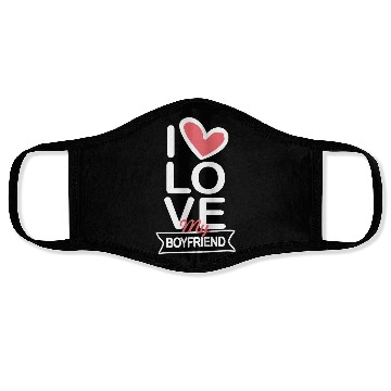 Discover I love my Boyfriend Face Masks