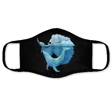 Discover Southern Ocean Whale Sanctuary Face Masks