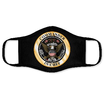 Discover Commander in Chef Face Masks