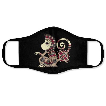 Discover Aztec Monkey Face Masks