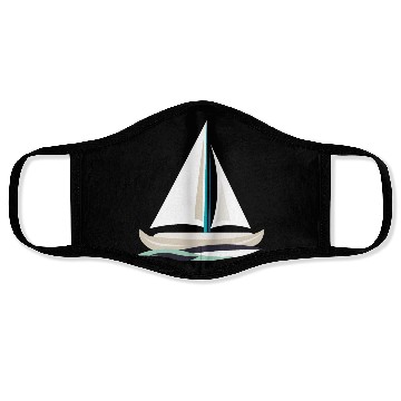 Discover sailing boat Face Masks