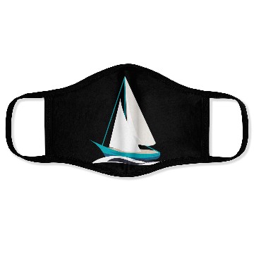 Discover sailing boat Face Masks