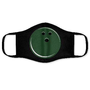 Discover bowling ball Face Masks