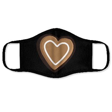 Discover Gingerbread heart Face Masks