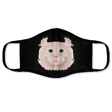 Discover white cat Face Masks