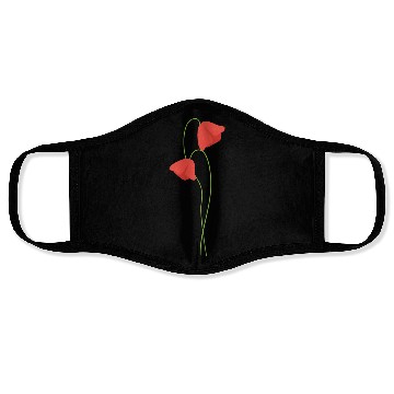 Discover Poppy flower Face Masks
