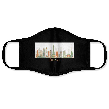 Discover dubai Face Masks