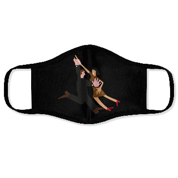 Discover dancing couple Face Masks