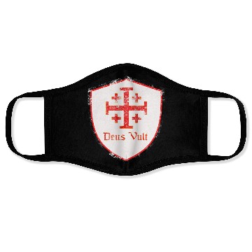 Discover Deus Vult Face Masks