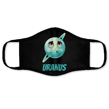 Discover Cartoon Planet Uranus Face Masks