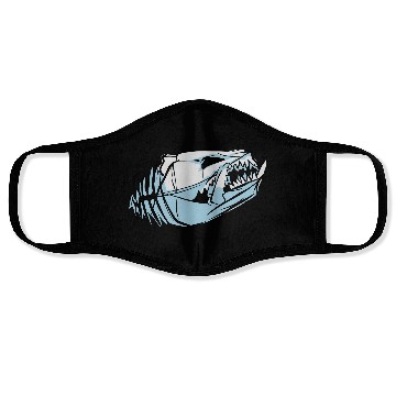 Discover dog skull Face Masks