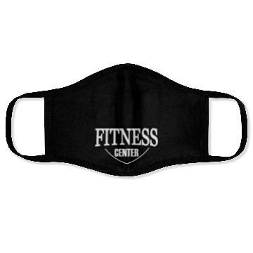 Discover fitness center logo Face Masks