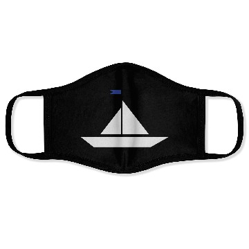 Discover sailing boat Face Masks