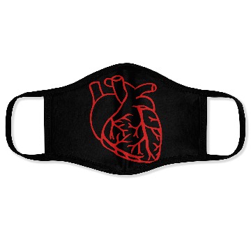 Discover Anatomical heart Face Masks