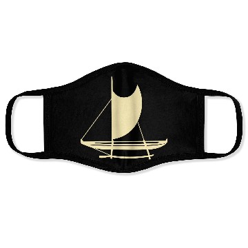 Discover sailing boat Face Masks