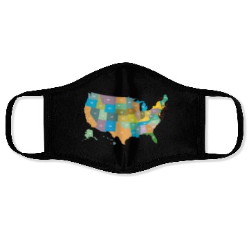 Discover US States Face Masks