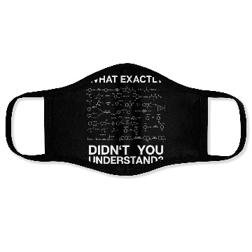 Discover Chemistry Chemist Gift Present Organic Equations Face Masks