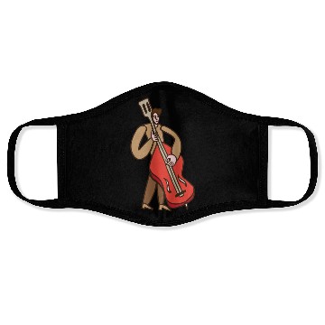 Discover Double Bass Player Face Masks