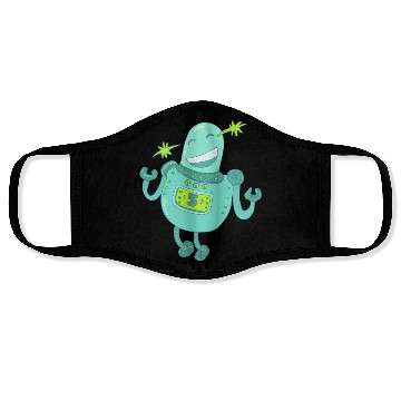 Discover 13 robot 20 png vectorstock 4842445 Face Masks