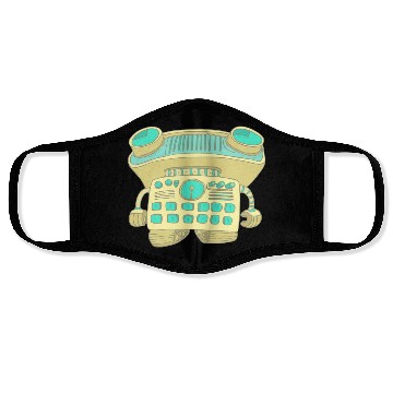 Discover 31 robot 37 png vectorstock 4842445 Face Masks