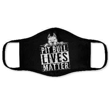 Discover Pitbull - Pit Bull Lives Matter Face Masks