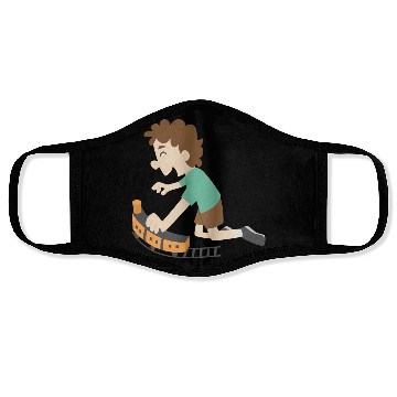 Discover toy train Face Masks