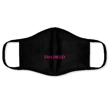 Discover San Diego, California Face Masks
