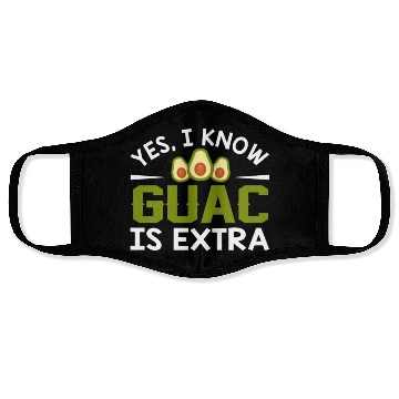 Discover I Know Guac Is Extra Avocado Guacamole Face Masks